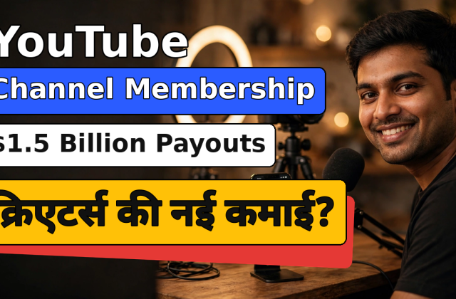 YouTube Channel Membership से कमाई: 5 साल में क्रिएटर्स को $1.5 अरब — अब ये नए टूल्स बदलेंगे खेल