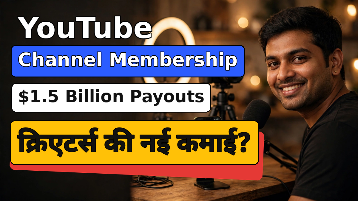 YouTube Channel Membership से कमाई — क्रिएटर्स के लिए नए paid टूल्स